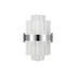 Kade Wall Light Nickel - Clear Glass